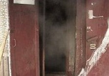 пожар в подъезде дома
