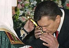 янукович и патриарх кирилл