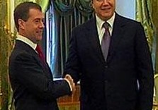 янукович с медведевым