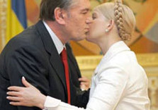 тимошенко ющенко поцелуй