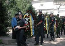 похороны милиционера