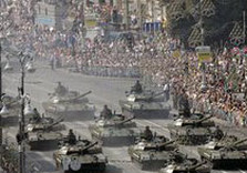 военный парад на крещатике