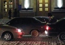 гаи толкнули машину