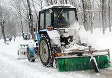 трактор снег 