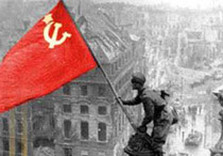 красный флаг над рейхстагом