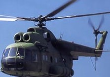 военный вертолет