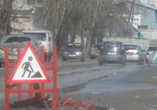 дорога ухаб