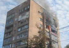 пожар на новых домах