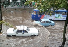 В Харькове снова бушевала стихия