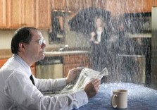 крыша течет