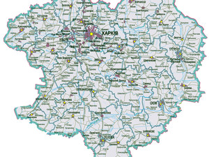харьковская область карта