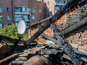 пожар крыша харьков