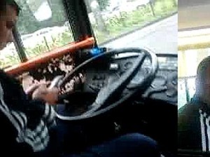 Один из водителей, отказавшийся предоставлять льготу на проезд бойцу АТО. Фото из Facebook Ольги Сницарчук